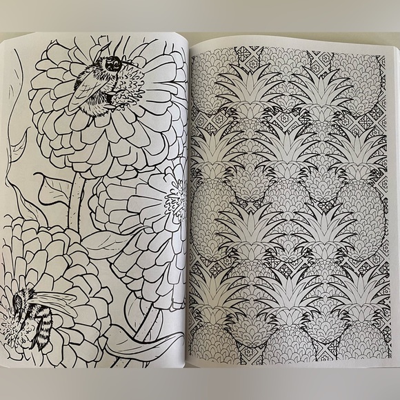 Garden Coloring Book for Adults - Picture 3 of 5